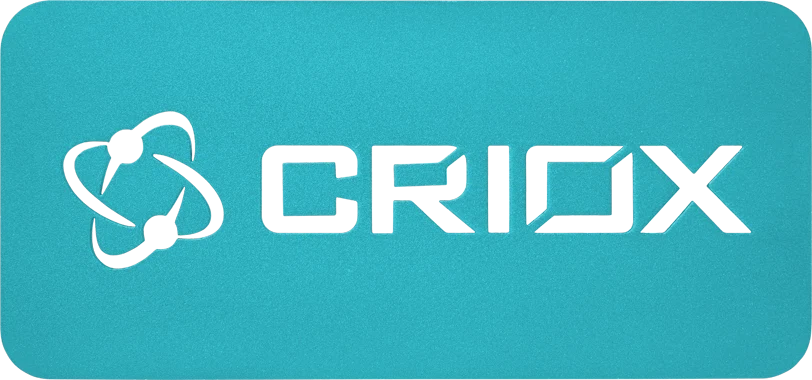 Criox Логтип Блакитний